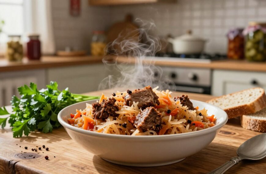 Bardzo dobry bigos z kiszonej kapusty