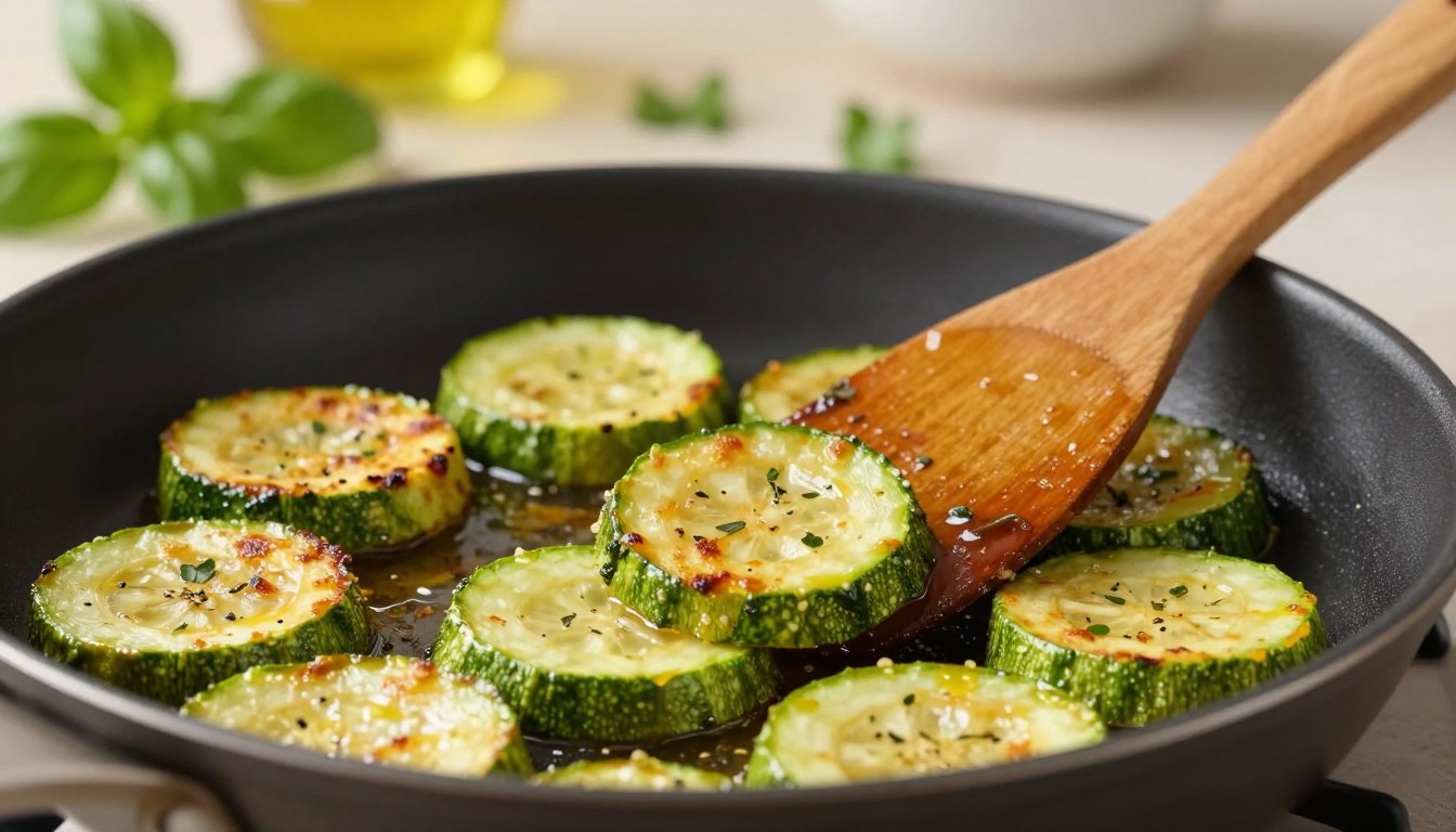 Chrupiąca cukinia z patelni