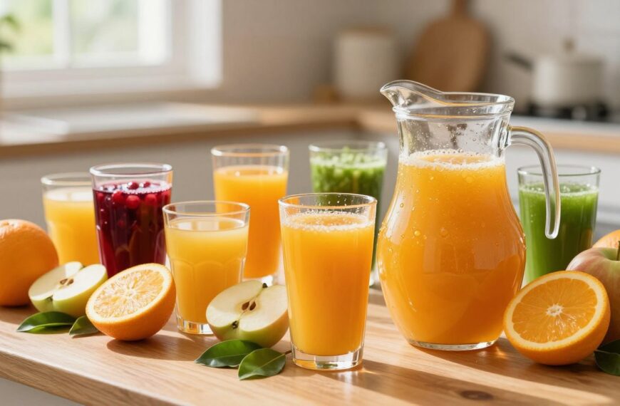 Rodzaje soków – czym się różnią i które warto wybierać na co dzień