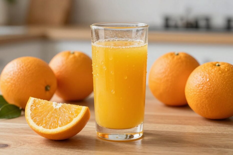 Sok pomarańczowy – wartości odżywcze